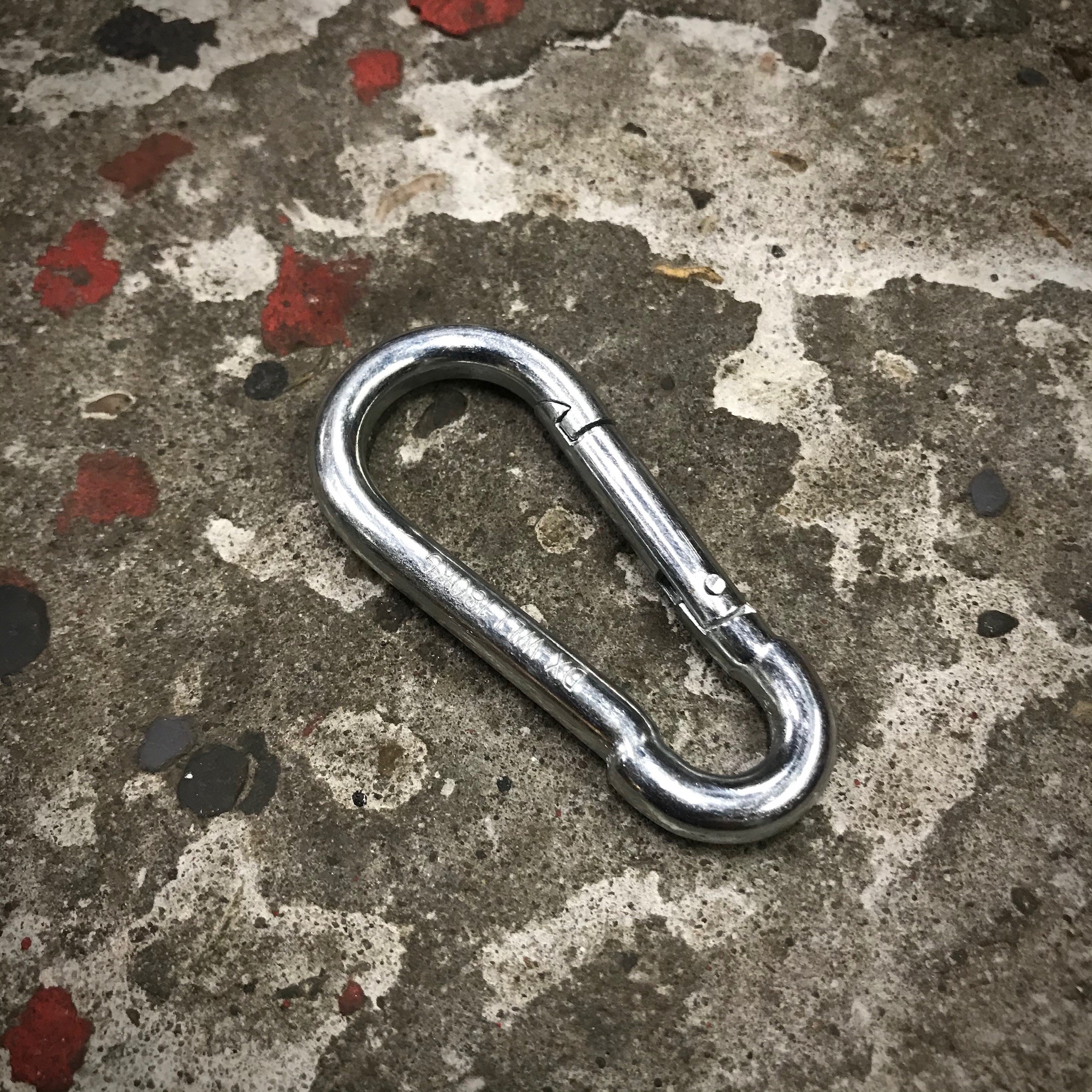 Carabiner Steel Galvanized - Image 3