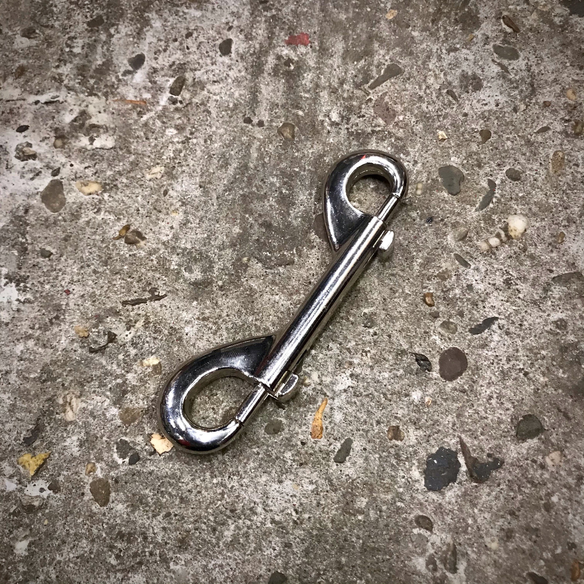 Musketonhaak dubbel Staal Verzinkt - Afbeelding 3