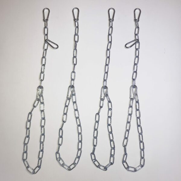 Ketting SET 4-punts-sling in frame + 10 karabijnhaken