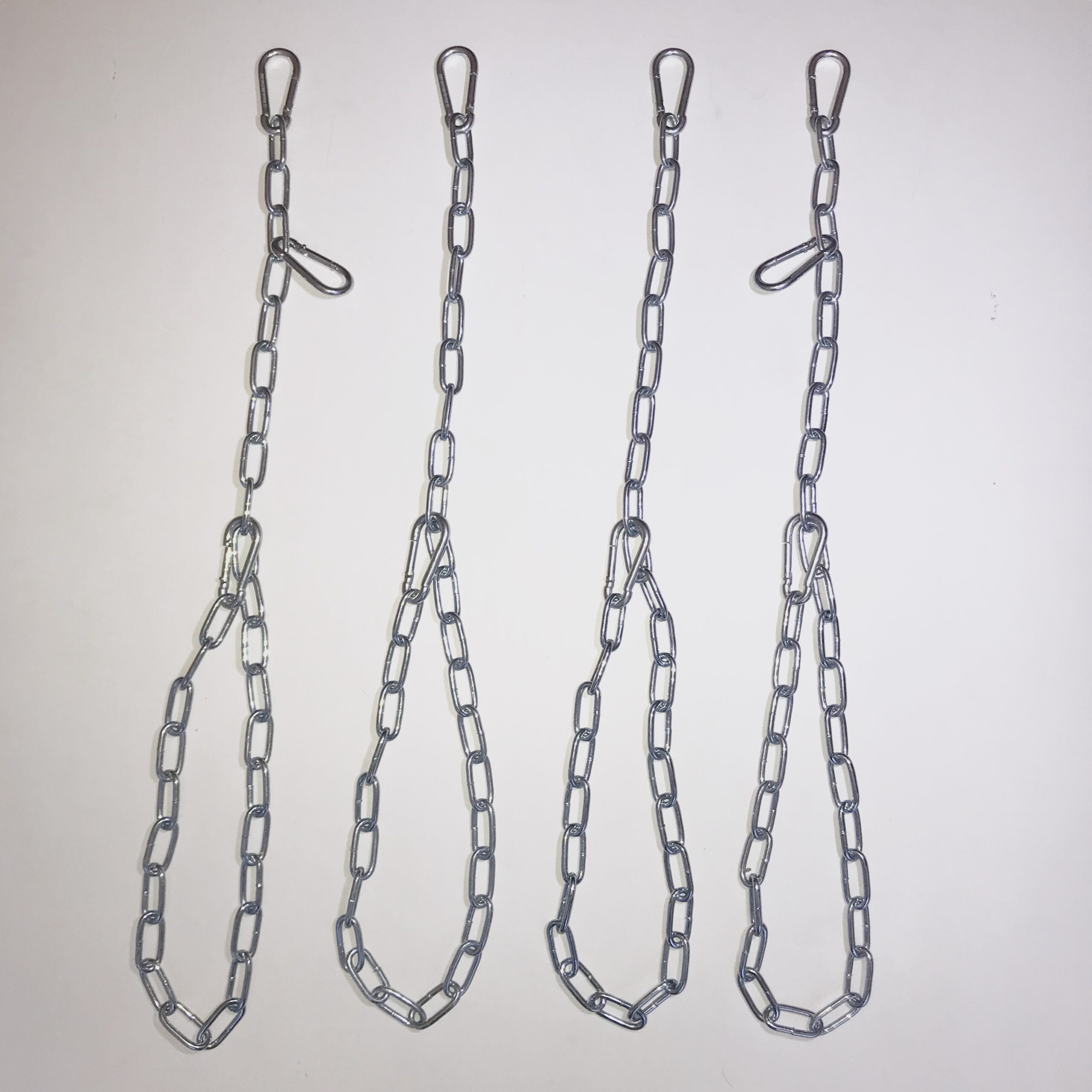 Ketting SET 4-punts-sling in frame + 10 karabijnhaken