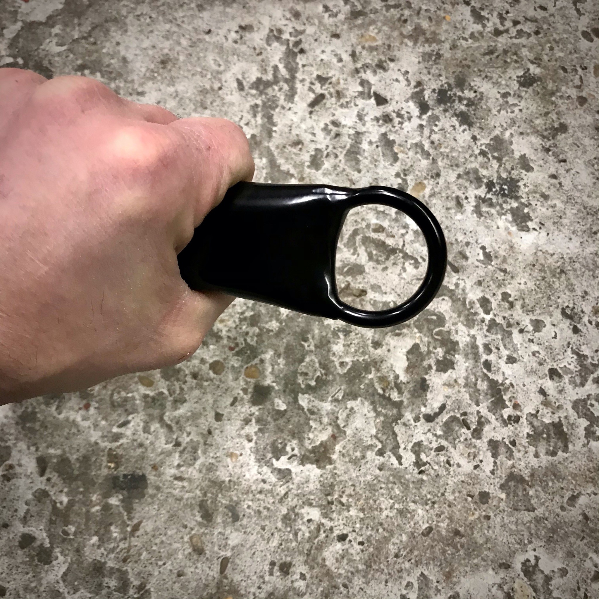 Complete SET Lederen Pols + Enkel + Hals Boei + Spreider 75 cm. Zwart + Zwarte Bies - Afbeelding 11