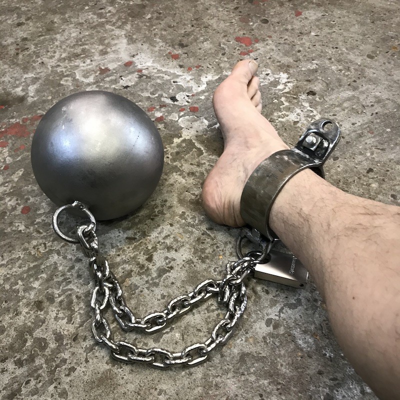 Stalen Gevangene Kogel - Bal - Afbeelding 3