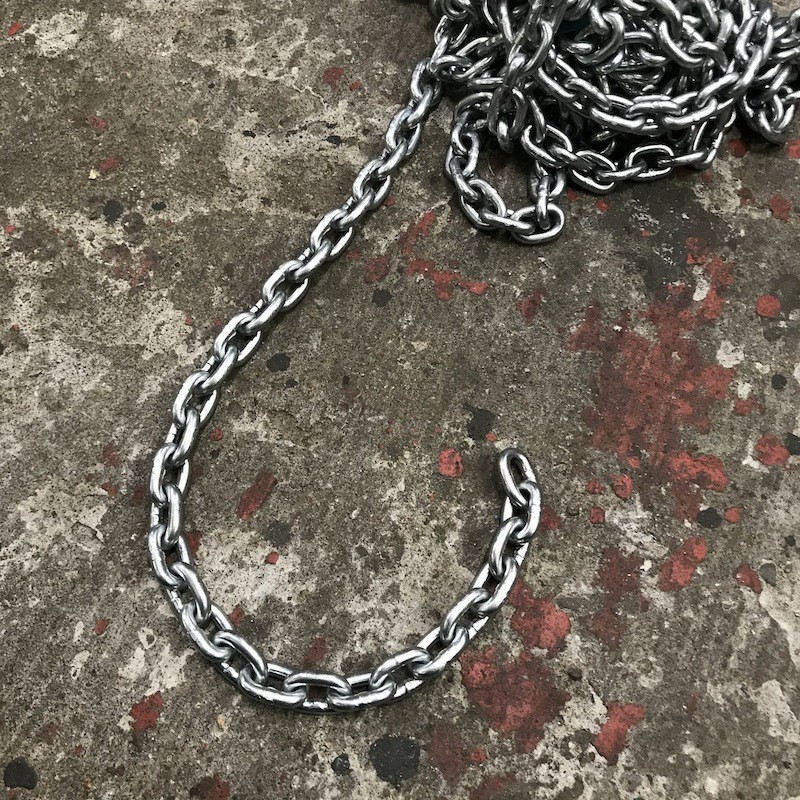 Heavy Chains 6 mm. Steel Galvanized per Meter - Image 2