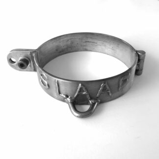 Steel Collar With Fixed Heavy Chain