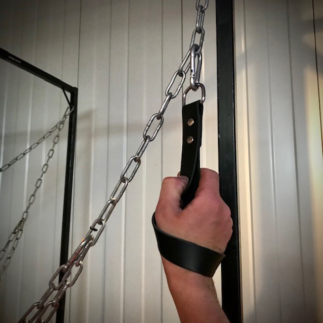 Wrist Sling Loops Leather base with 1 D-ring - Image 2