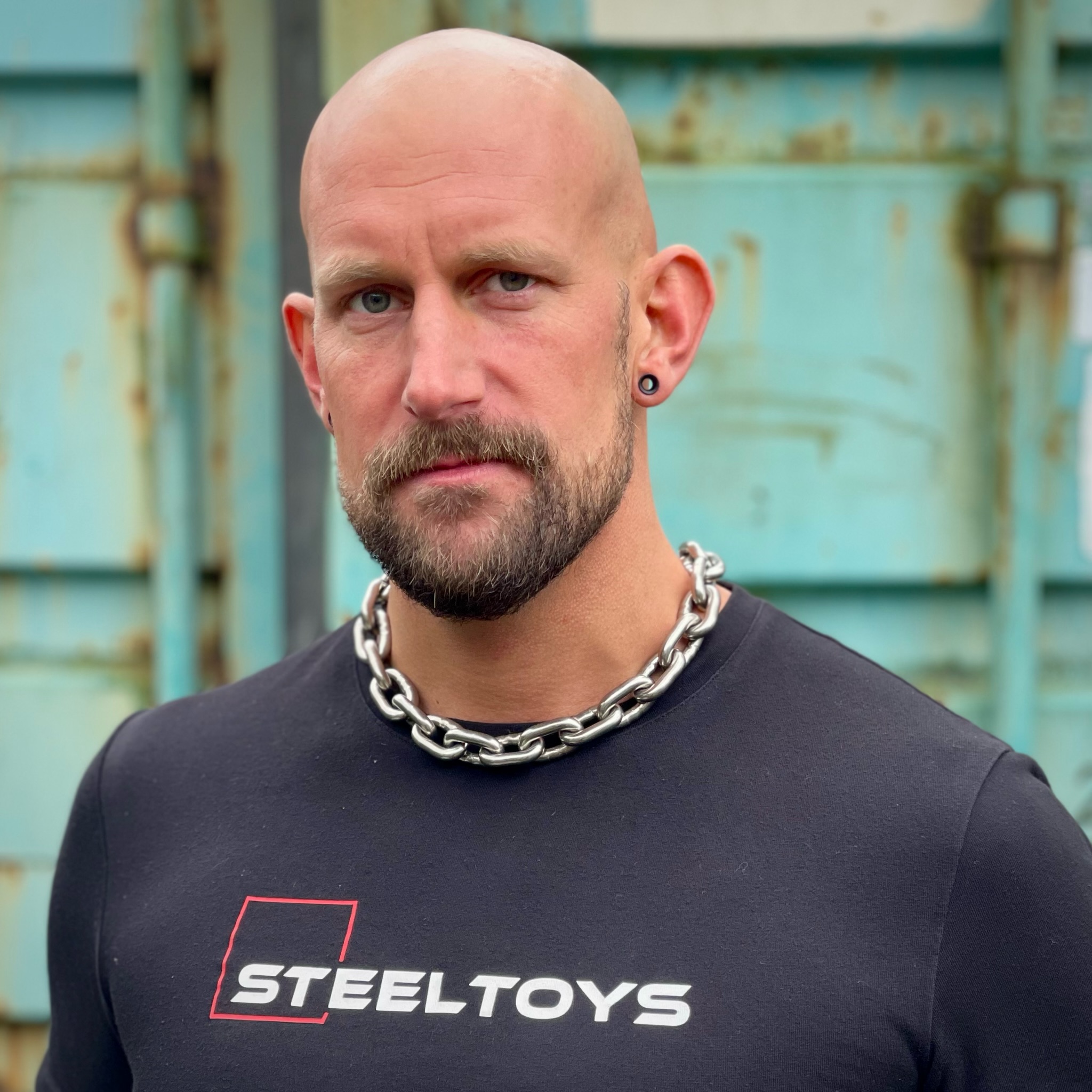 Steeltoys stainless steel chain with Screw Clasp