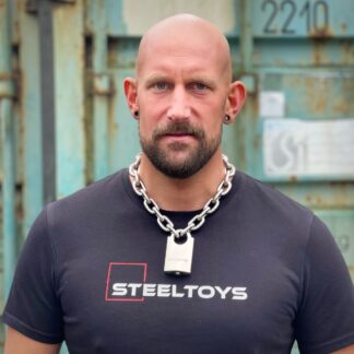 Steeltoys ketting 6 mm + hangslot