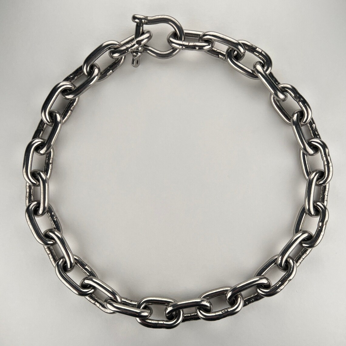 Steeltoys necklace 6 mm D clasp