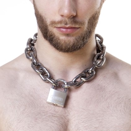 Steeltoys halsketting 8 mm Abus padlock