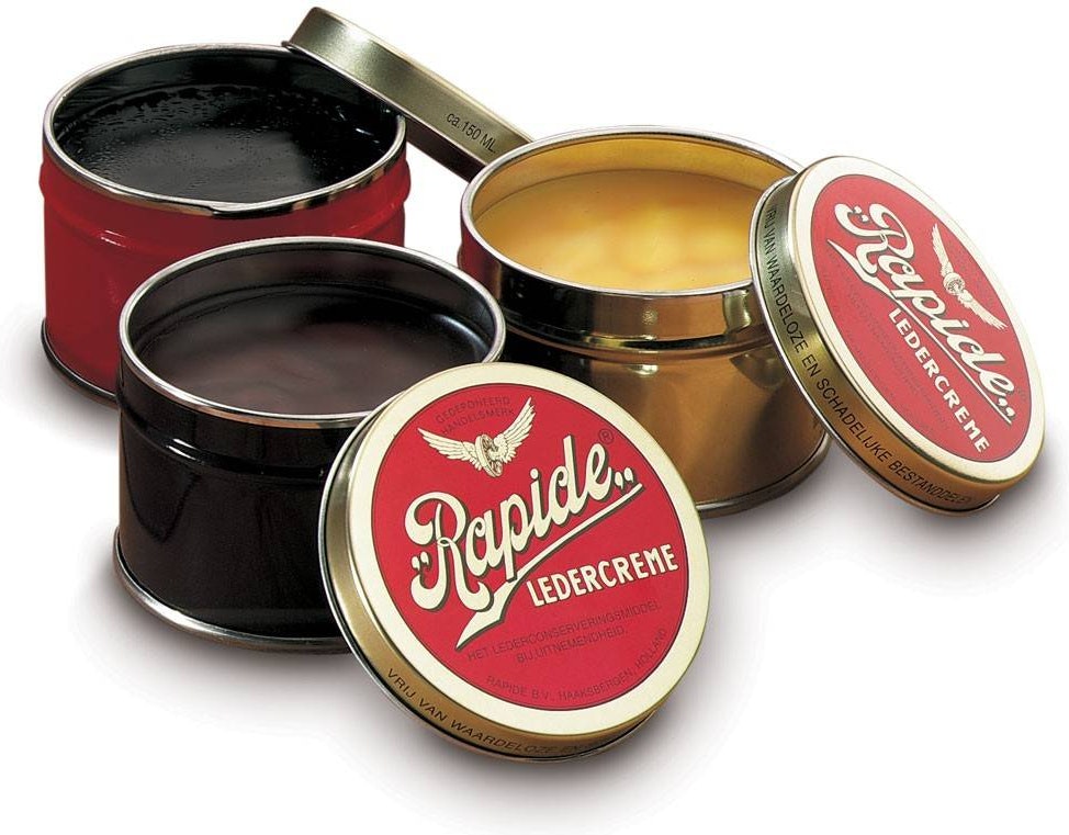 Steeltoys Rapide Leather Cream Black Blank