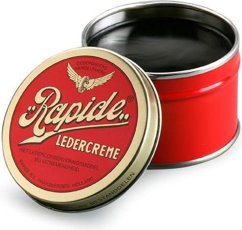 Steeltoys Rapide Leather Cream Black