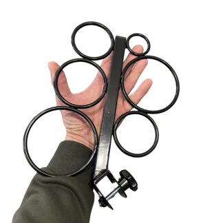 Steeltoys Toy Holder 6-rings bevestigd aan sling frame